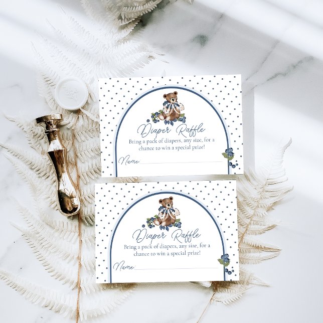 Björnbärsbjörn Pojke Dammare Raffle Tilläggskort (Skapare uppladdad)