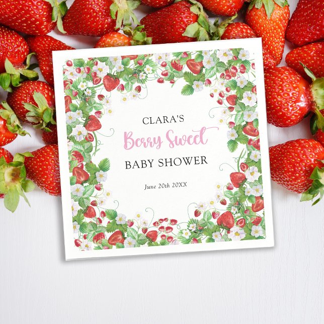 Björnbärsstövel Berry Sweet Napkins Pappersservett (Skapare uppladdad)