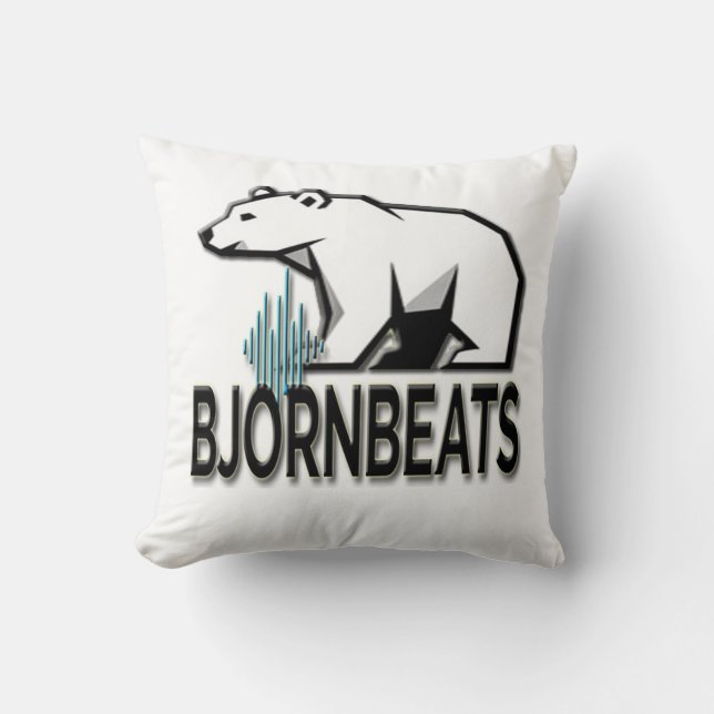 BjornBeats Throw Pillow Kudde (Framsida)