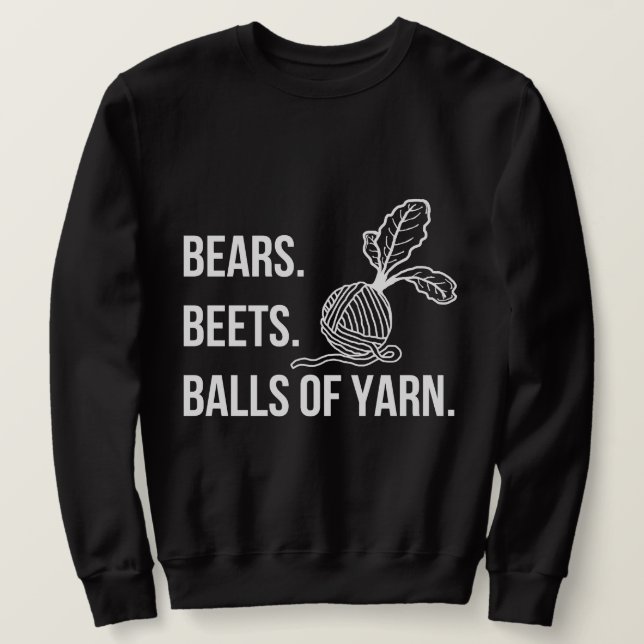 Björnbetor Bollar av garn - Manar Basic Sweatshirt (Design framsida)