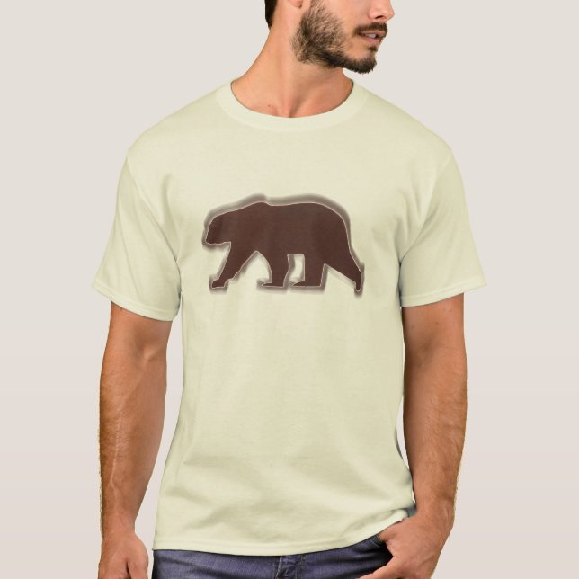 Björnbjörn - anpassa t-shirt för färg (Framsida)