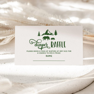 Björnbjörn Diaper raffle biljett Tilläggskort