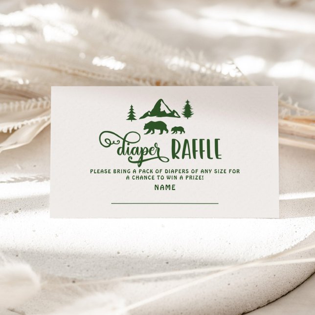 Björnbjörn Diaper raffle biljett Tilläggskort (Skapare uppladdad)