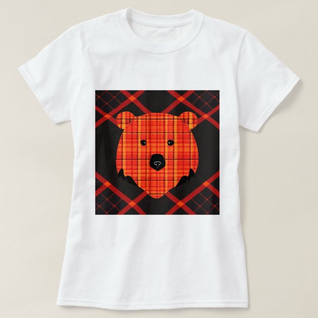 Björnbjörn i Bok T Shirt (Design framsida)