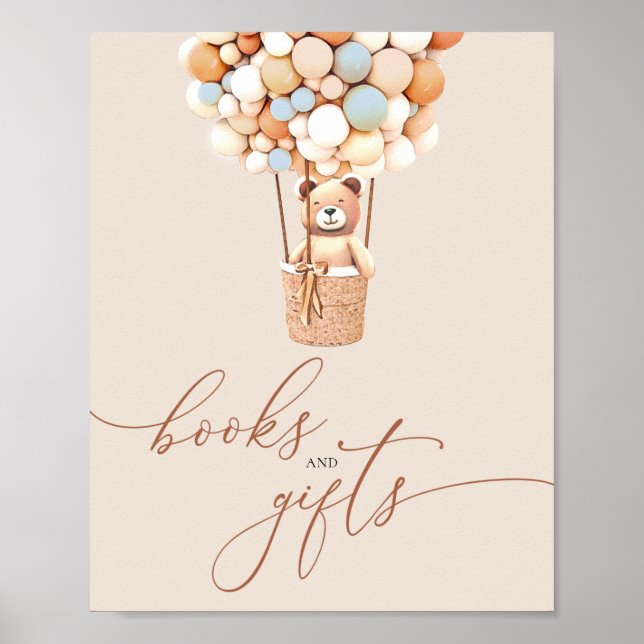 Björnbjörnar Baby Bokar och gåvor Poster (Framsidan)