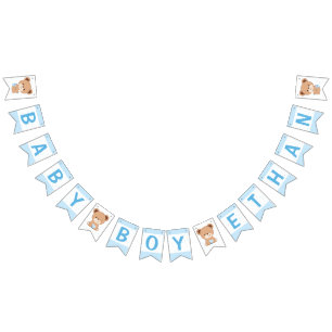 Björnbjörnsskor Flagga (blått)