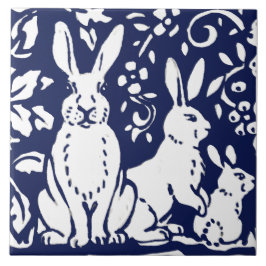 Björnblå Björnvitbjörn Unge Woodland Animal Trivet Kakelplatta