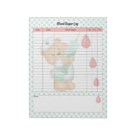 Björnblodsblodsblodslogg för matsäd anteckningsblock