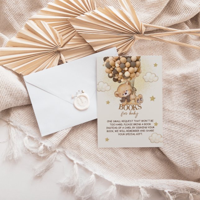 Björnbollar beige brun bok begäran tilläggskort (Skapare uppladdad)