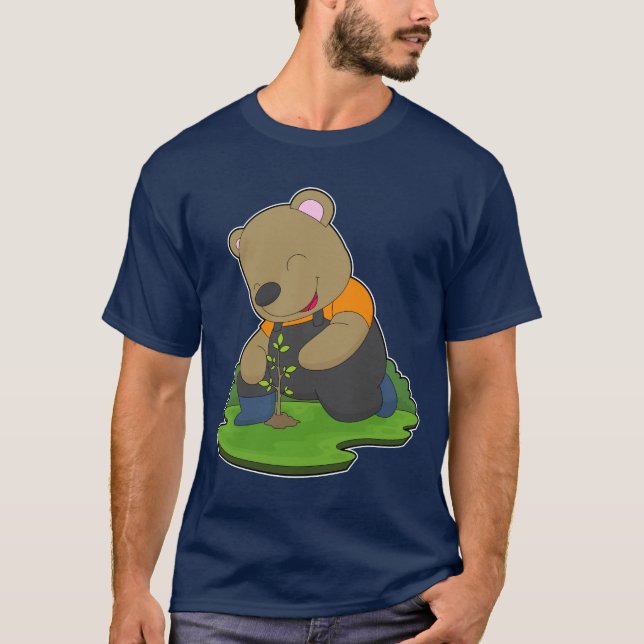 Björnbonde Fröplanta Gård T Shirt (Framsida)