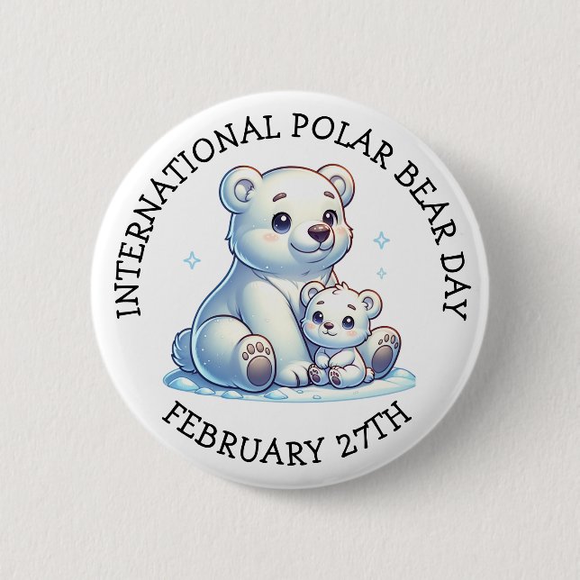Björndagen i Polarna internationell - 27 februari Knapp (Framsida)