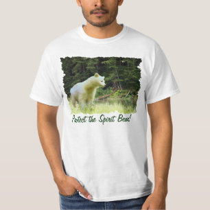 Björndesign för djur- och viltlevande bärare t-shirt