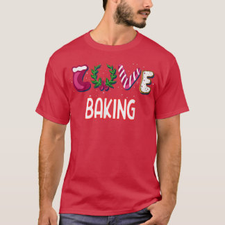 Björndesign i kärlek för ett Baking Älskare T Shirt