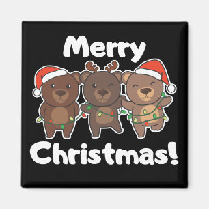 Björndjur Bears God jul Magne Magnet