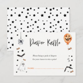 Björndusch Diaper raffcard Inbjudningar