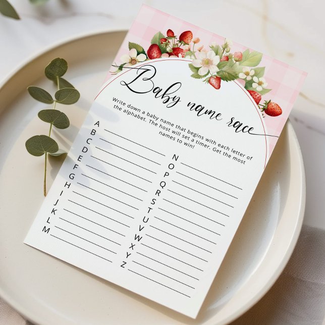 Björnduschspel för jordgubbsbäret baby namn tävlin (Skapare uppladdad)