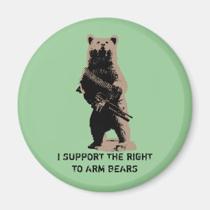 Björnen beväpnar Grizzlybjörnen Magnet