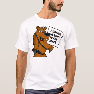 Björnen beväpnar Grizzlybjörnen Tee Shirt
