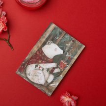 Björnen Bramble | Woodland Whimsy Julkort