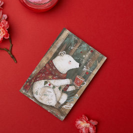 Björnen Bramble | Woodland Whimsy Julkort