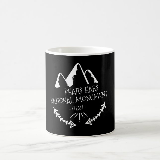 Björnen gå i ax medborgaremonumentet kaffemugg (Center)