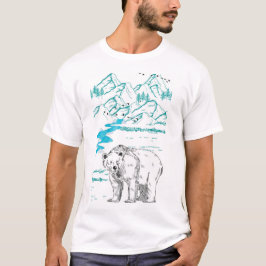 björnen i sin livsmiljö t shirt