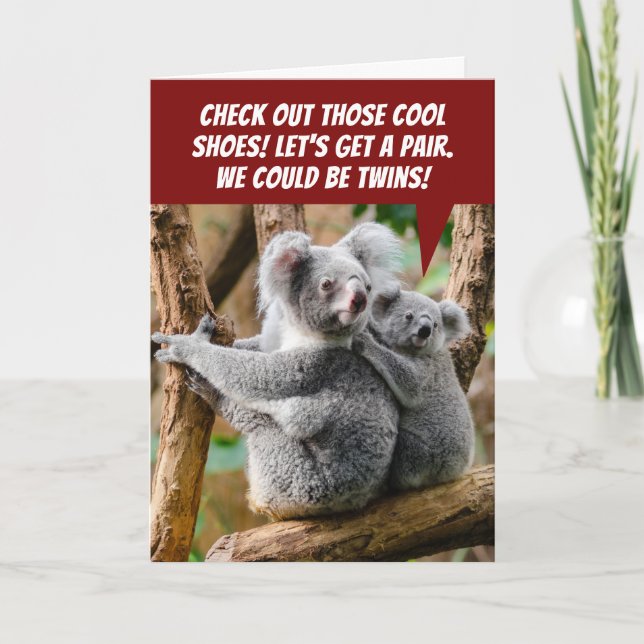 Björnen mamma och Baby Koala - Kvalitetstid tillsa Kort (Framsida)