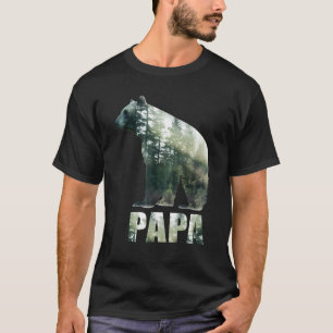 Björnen manar Pappa Surreal Fantastisk Pappa Far i T Shirt