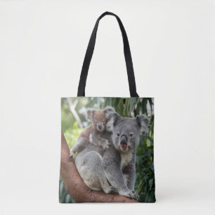 Björnen mor och Baby Koala Tygkasse