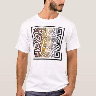 Björnen QR kodifierar Tee Shirt