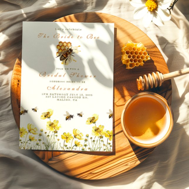 Björnen som ska duscha blommigten inbjudningar (Skapare uppladdad)