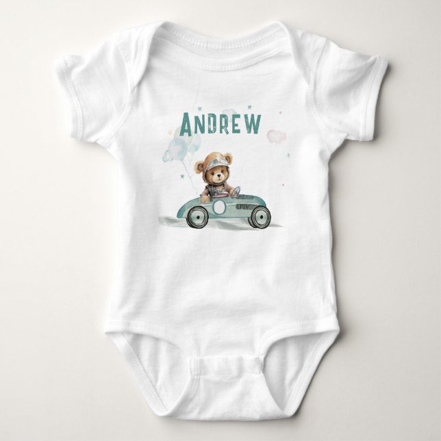Björnen tävling Baby T Shirt (Framsida)