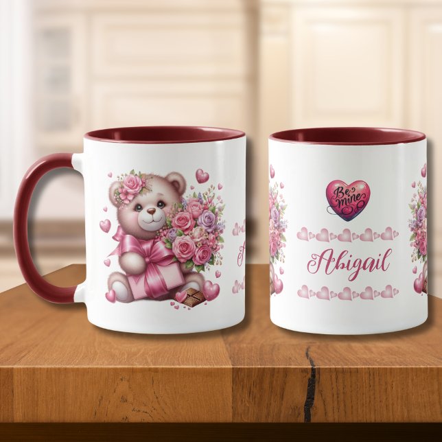 Björnen valentines day Kärlek Ro Mugg (Skapare uppladdad)