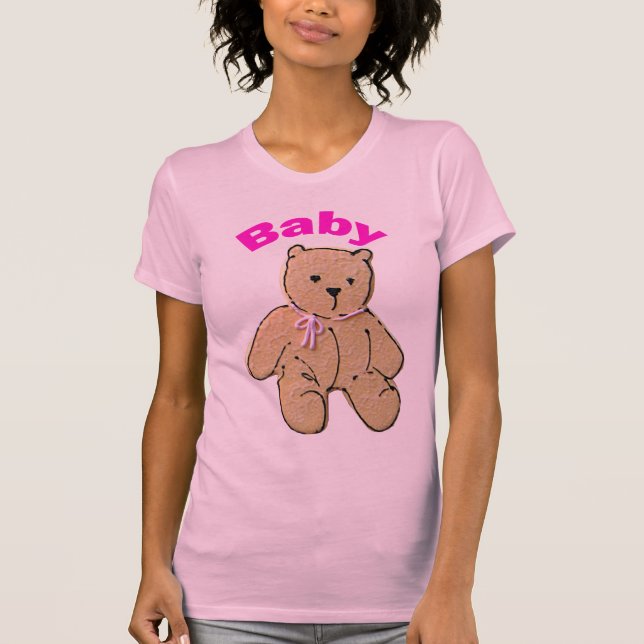 Björnen vuxen Flicka Baby Tee Shirt (Framsida)