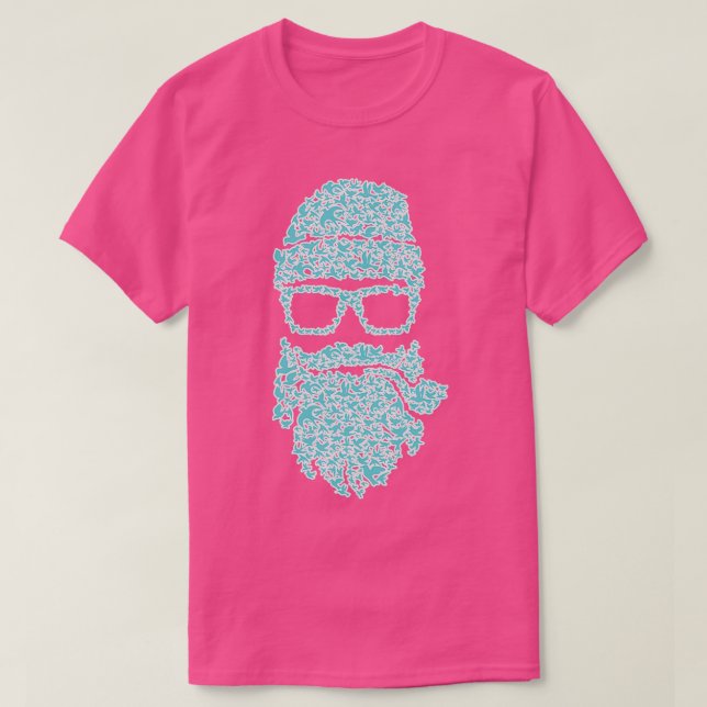Björnfåglar Blå vit T Shirt (Design framsida)