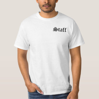 Björnfälla bemannar skjortan (vit) tee shirt