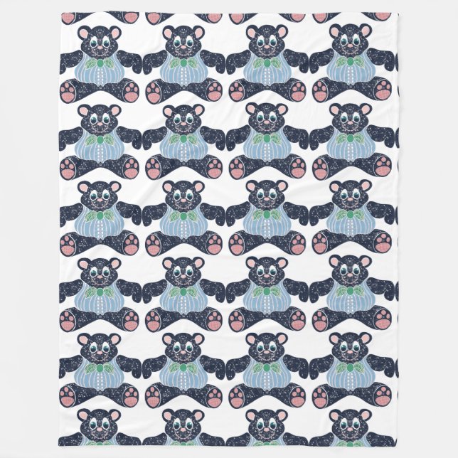 Björnfilt Fleecefilt (Framsidan)