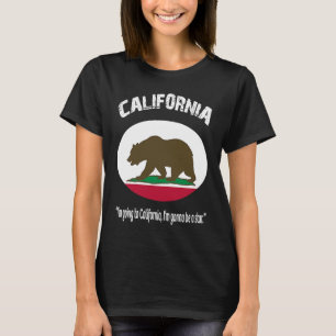 Björnflaggan Kalifornien Grizzlybjörn Kalifornien T Shirt