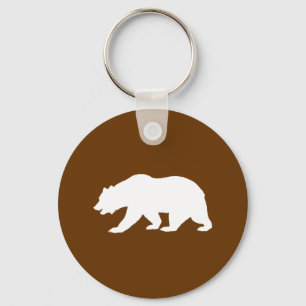 Björnform Nyckelring