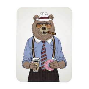 Björnfrukost Magnet