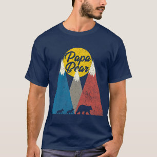 Björngåva från Pappa Pappa vid två Unge Fars dag T Shirt