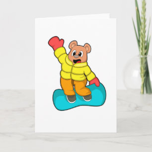 Björnhäftning vid Snowboard Sports Kort