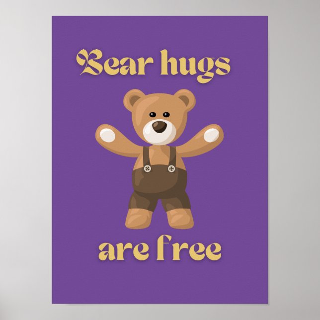 Björnhakar är fria poster (Framsidan)