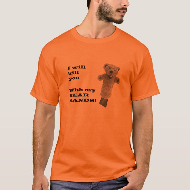Björnhänder!! T-shirt (Framsida)