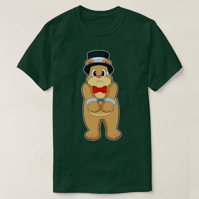 Björnhandklovar Bröllop T Shirt (Design framsida)