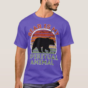Björnhäst är mitt Andlig-djur - roligt djurfoder T Shirt