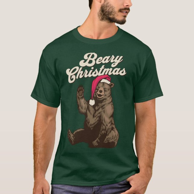 Björnhäst jul, Grizzly Bear T Shirt (Framsida)