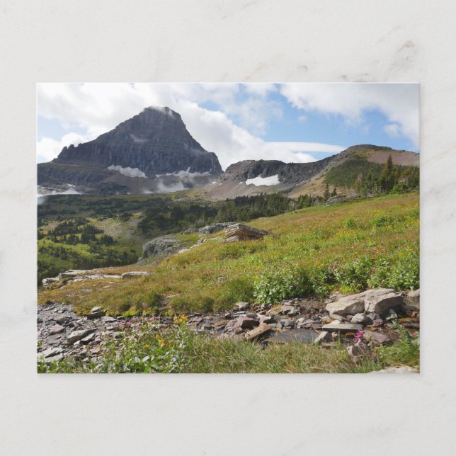 Björnhattberget och Glacial Stream Vykort (Framsida)