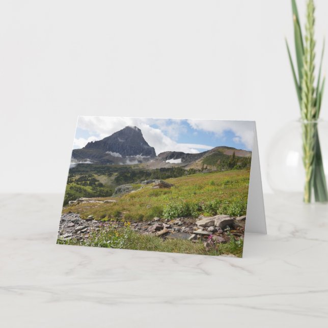 Björnhattberget och Glacial Ström Kort (Framsida)
