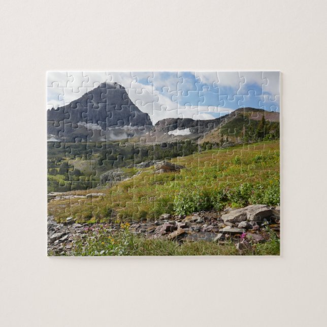 Björnhattberget och Glacial Ström Pussel (Horisontell)